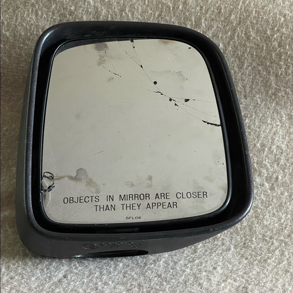 Jeep Wrangler Manual Side View Folding Mirror RH Right Side Passenger 010735 OEM
